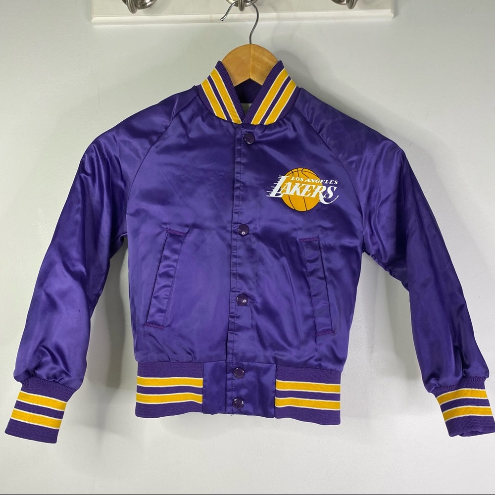 Vintage LA Lakers Sports Jacket ChalkLine Kids 6/8